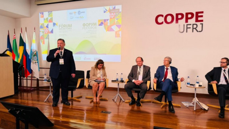ASU Rector Daud Mamiy Participates in the Prestigious Forum of University Rectors from Russia, Brazil, and Belarus