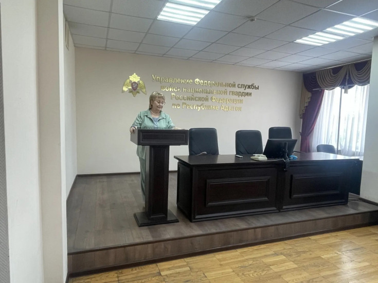 Профессор АГУ Елена Малышева прочитала лекцию для Росгвардии Адыгеи о единстве российского народа в годы исторических испытаний